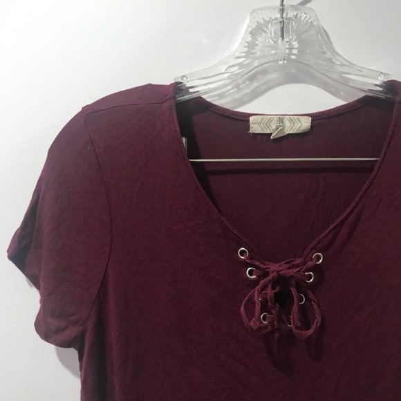 Maroon Tunic Shirt - Picture 3 of 4